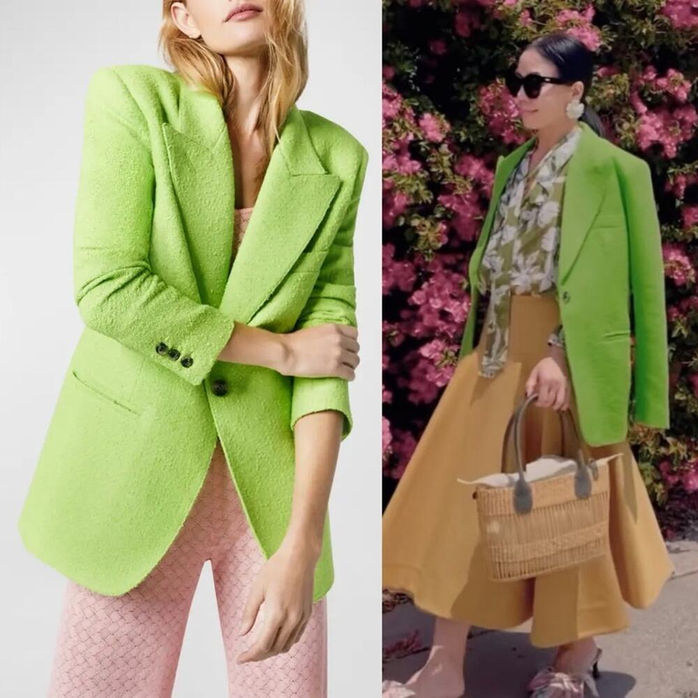 Smythe Lime Green Blazer - Picture 3 of 11